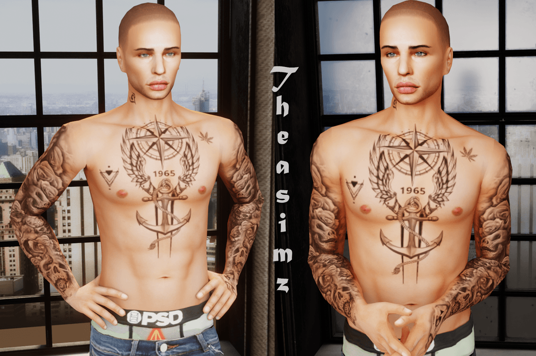 Скриншот мода Татуировка Roger tattoo